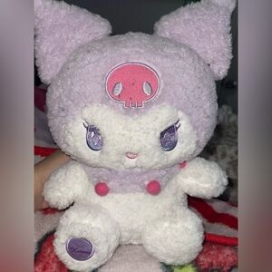 Hello Kitty Purple and White Plush Toy